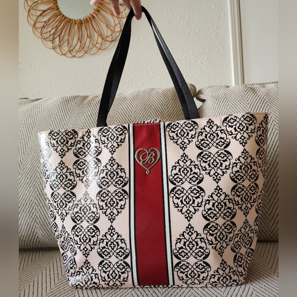NWOT Brighton Multicolor Coated Canvas Large Tote